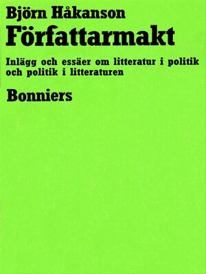 cover image of Författarmakt